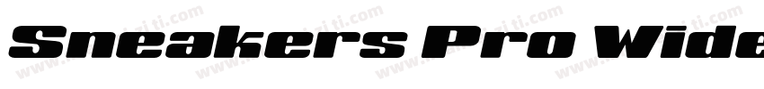 Sneakers Pro Wide Wi字体转换